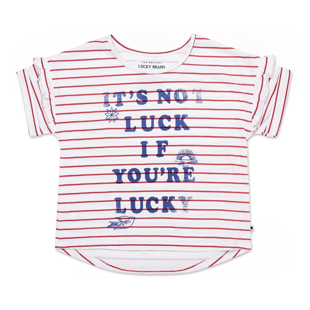 Lucky Brand Girls T-Shirt Bundle- 6X - Picture 1 of 8